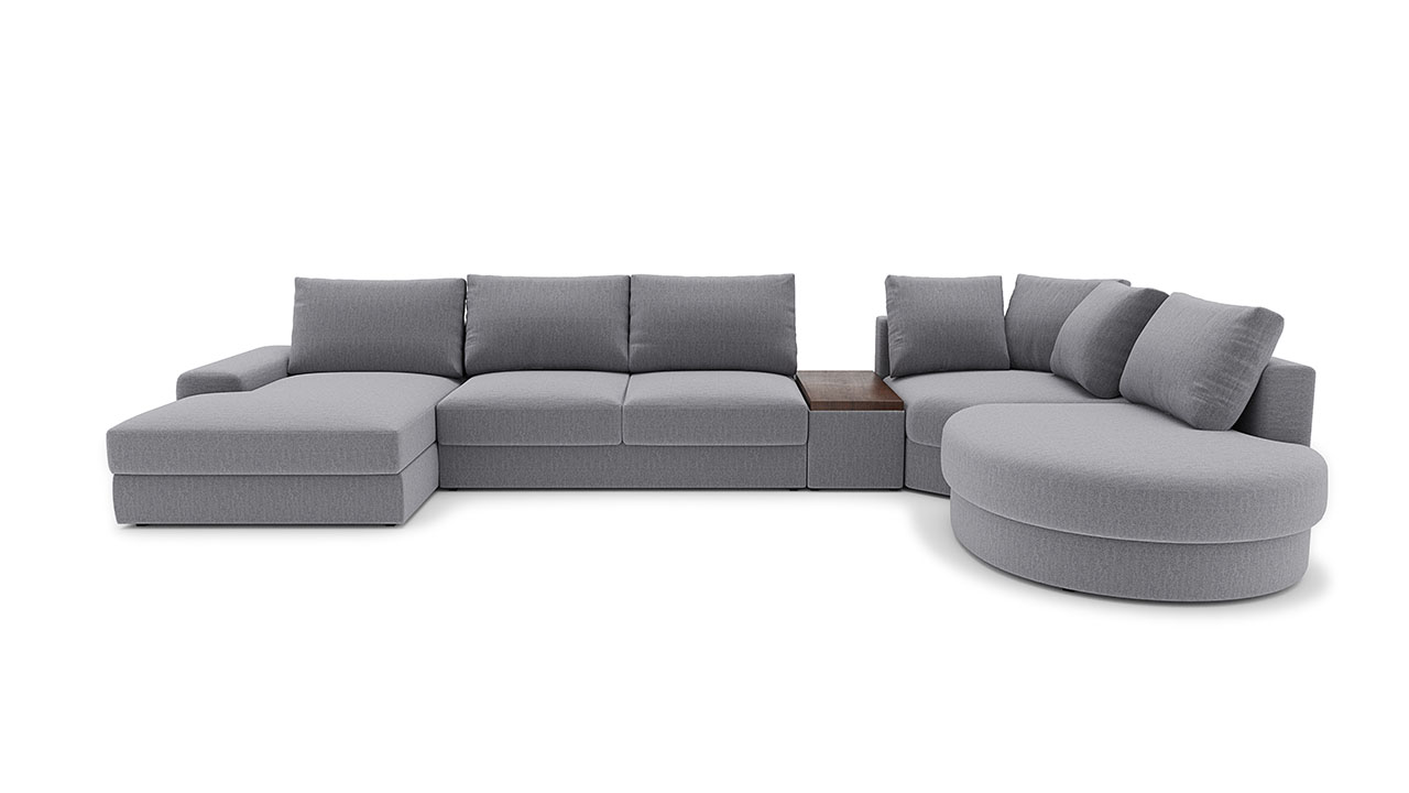 Диван Модульный (К8Л-Т2С-А71СД-А5С-ОК7П)