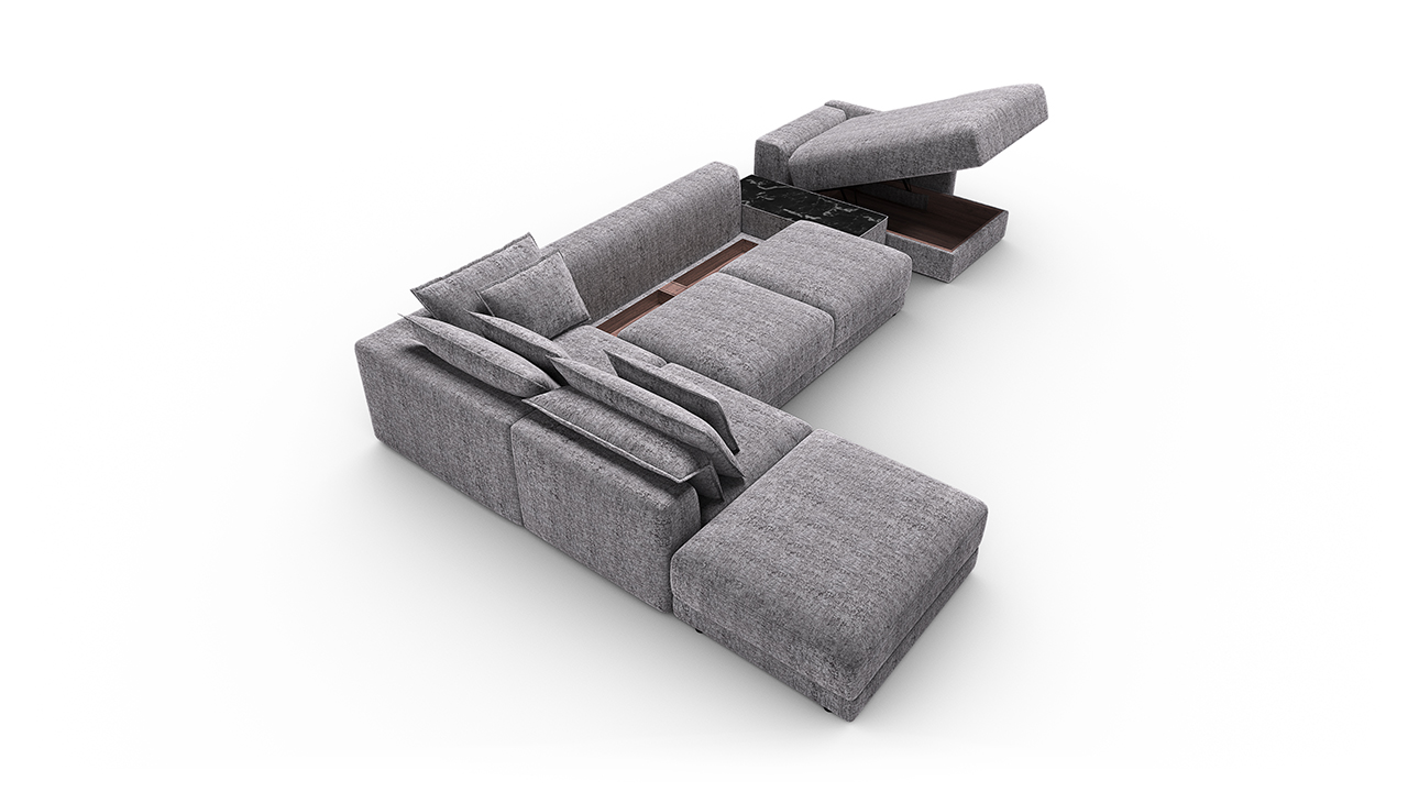 Диван Модульный (А9С-А1С-С5С-Т2С-А71СК-К8П)