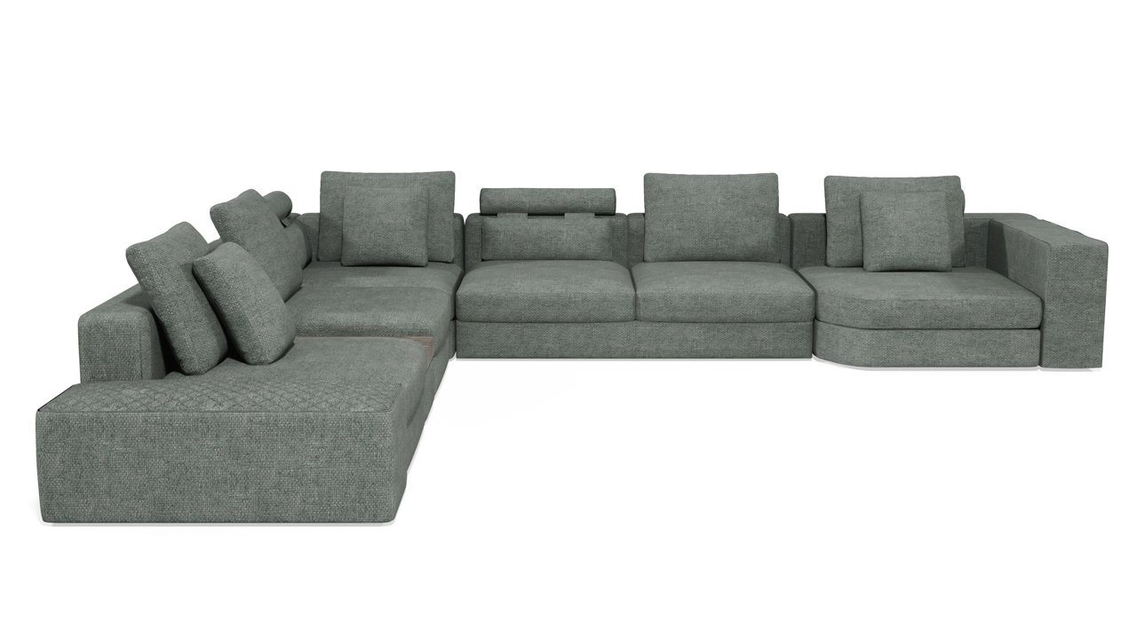 Диван Угловой (А71С(с)-А11Л-А91СД-А11П-С5С-Т2С-А5С)