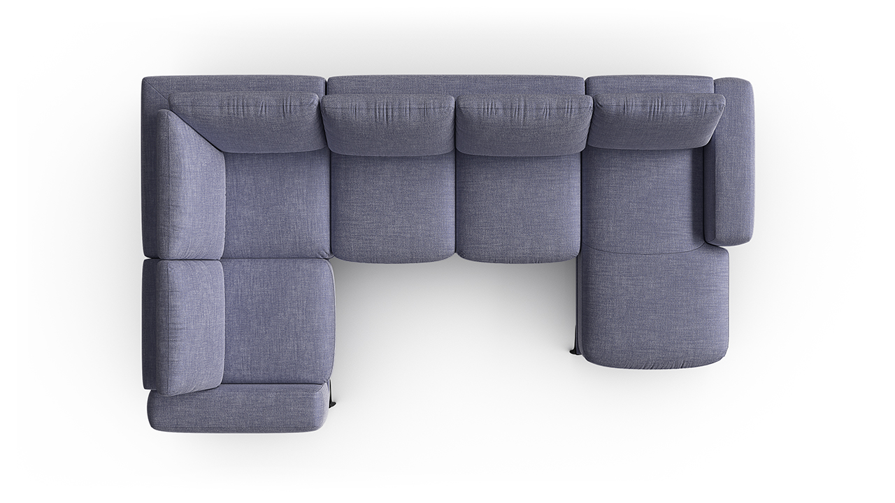 Диван Модульный (К12Л-С5С-Т2С-К8П)