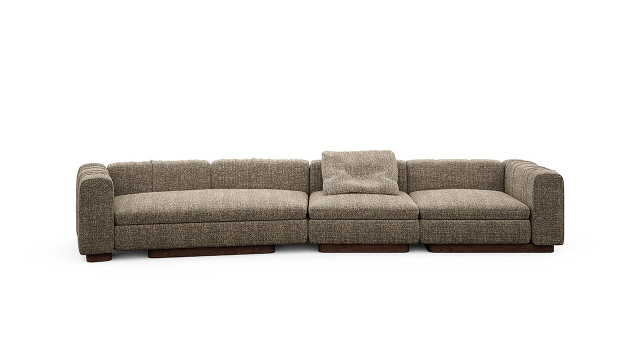 Диван Модульный (А4Л(ДР)-У2О(ДР-ДР)-Т1С-Т1С-А4П(ДР))