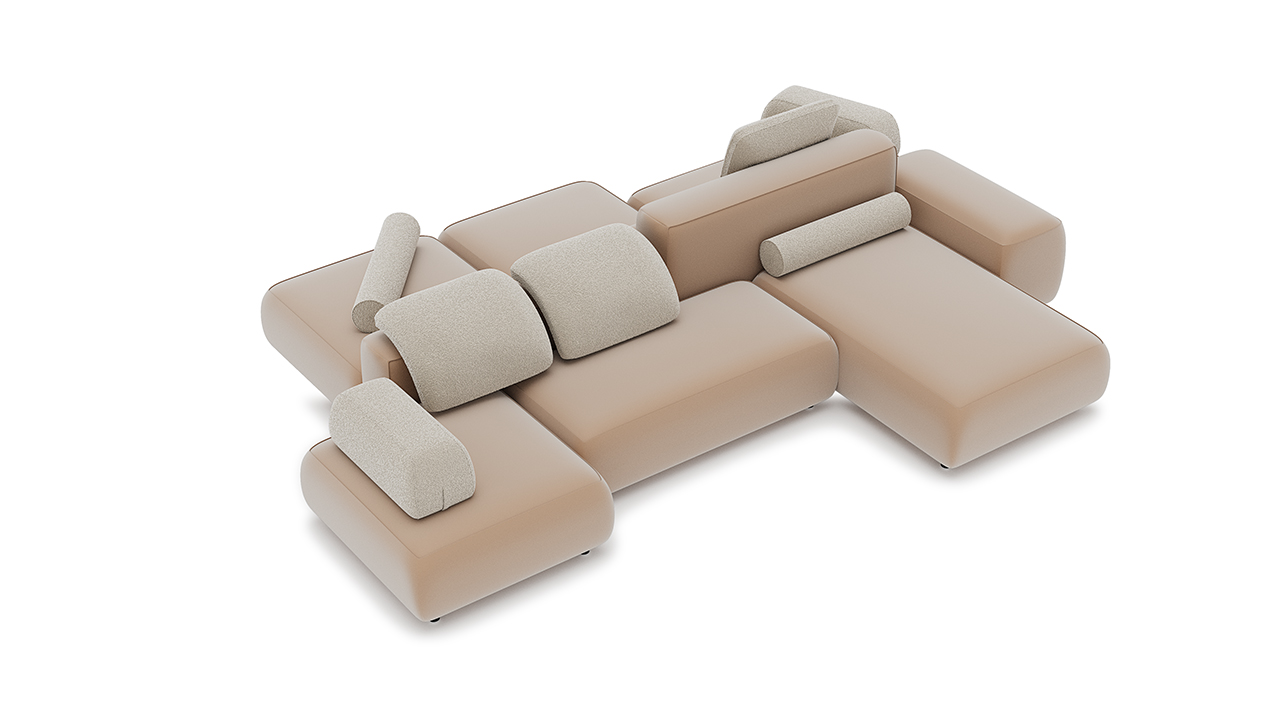 Диван Модульный (А9О-А71О-А61П(h720)-А71С-А71О-А9О-А112П(h580))