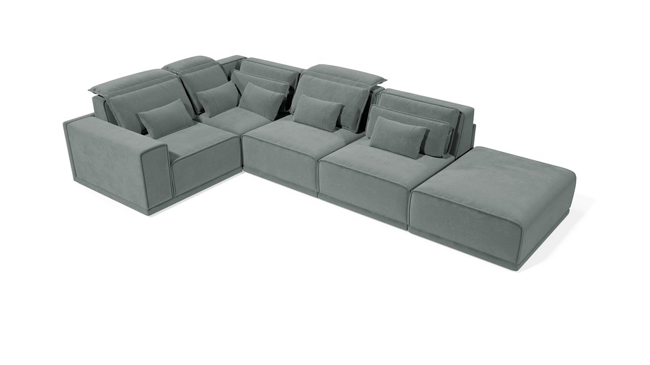 Диван Угловой (К1Л-С5С-Т1С-Т1С-К7С)