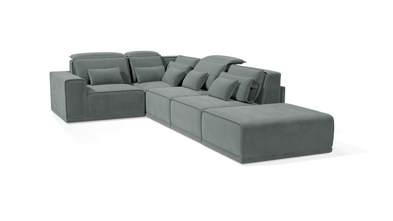 Диван Угловой (К1Л-С5С-Т1С-Т1С-К7С)