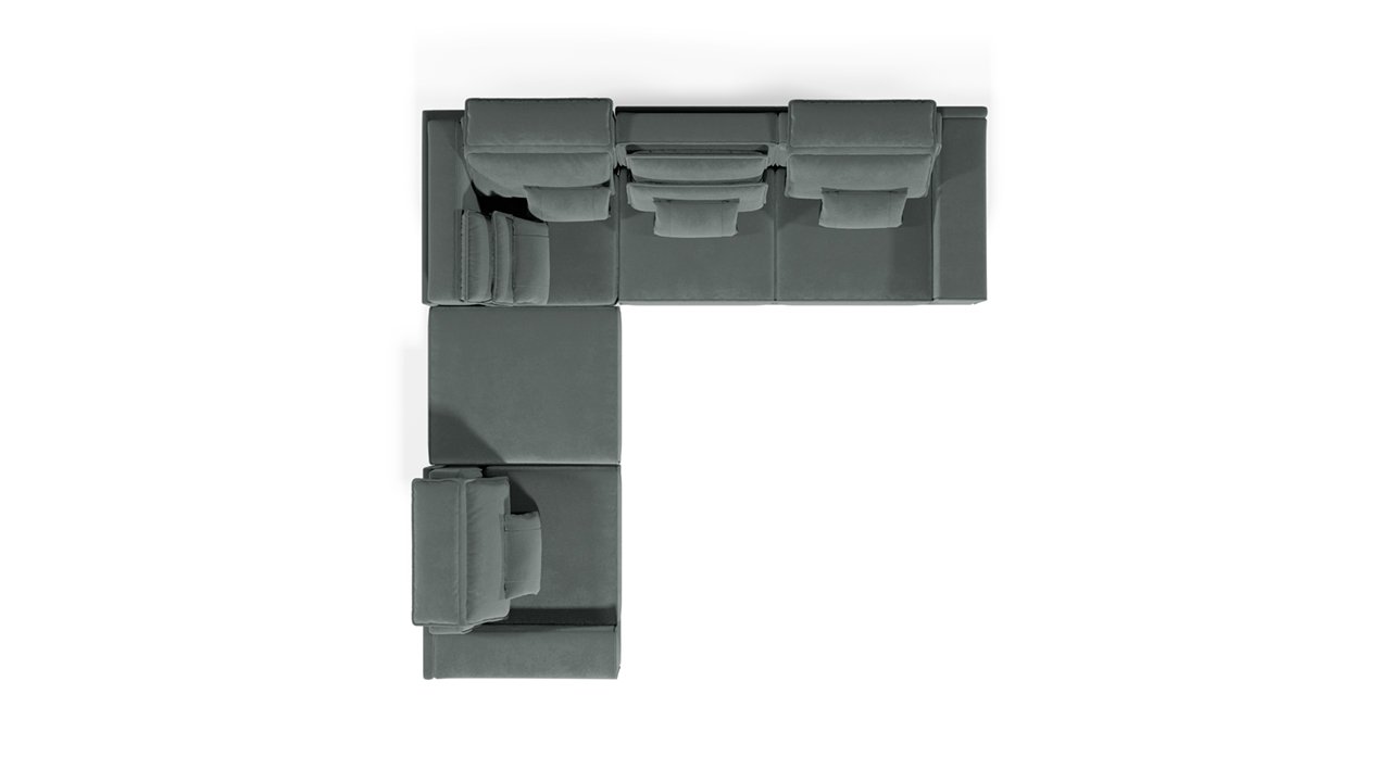 Диван Угловой (Т1Л-К7С-С5С-Т1С-Т1П)