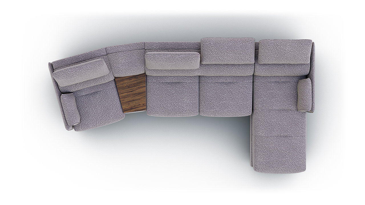 Диван Модульный (А4Л-Р1С-ТСД-В3С-К6С-А4П)