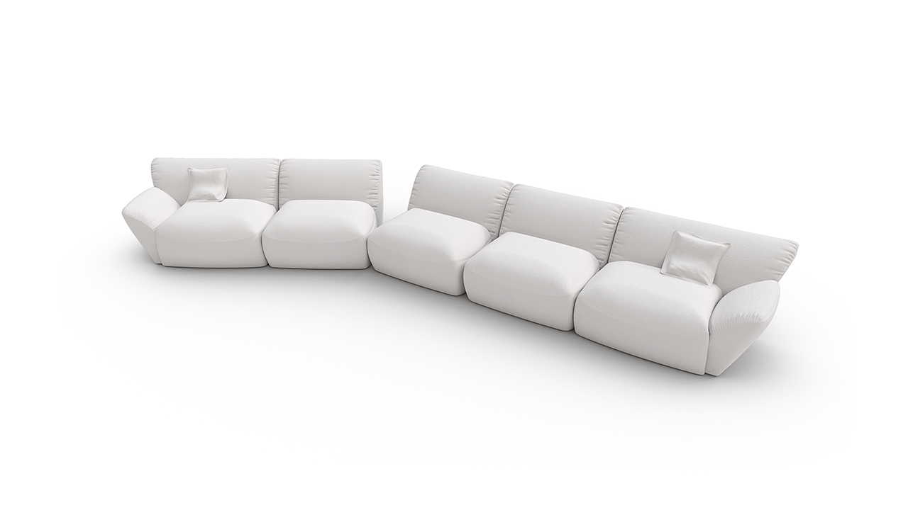 Диван Модульный (А1Л-А1С-А1С-А1С-А1П)