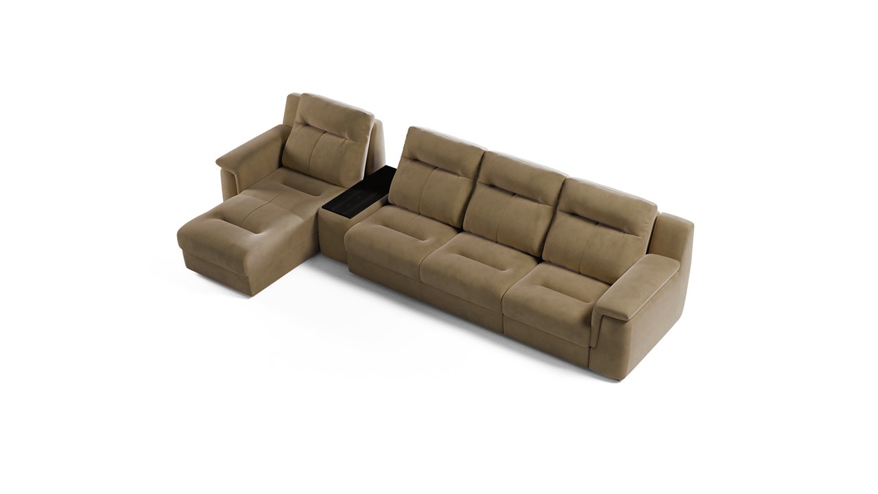 Диван Модульный (К8Л-ПСД-В3С-К1П)