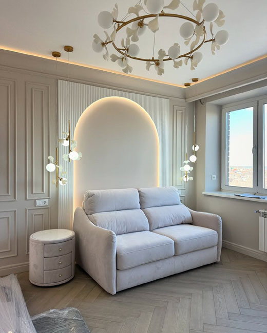 софт-минимализм с диваном ETNA