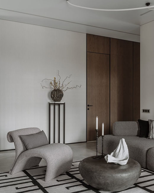 PUZZLE в кухне-гостиной в современном стиле