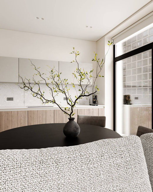 Светлая гамма с диваном PAUL